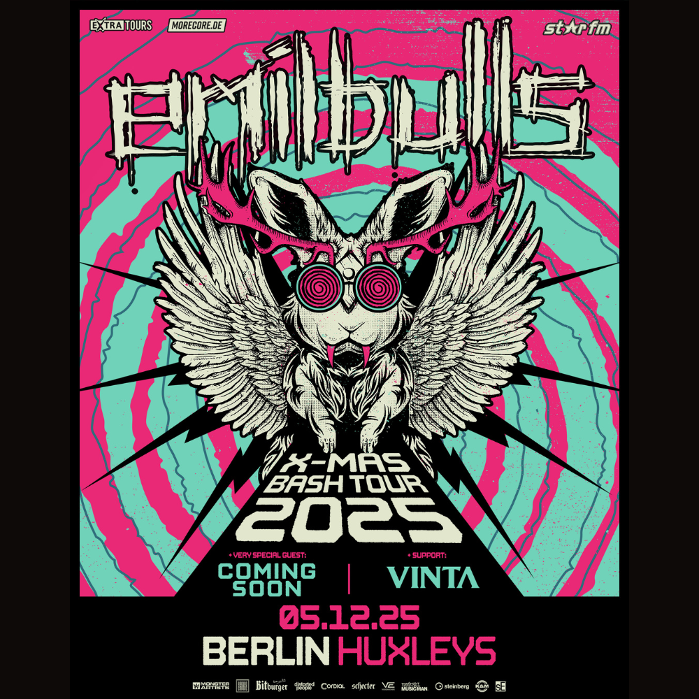 EMIL BULLS - Xmas Bash Tour 2025 - BERLIN - Huxleys - 5.12.2025 - Standard Ticket