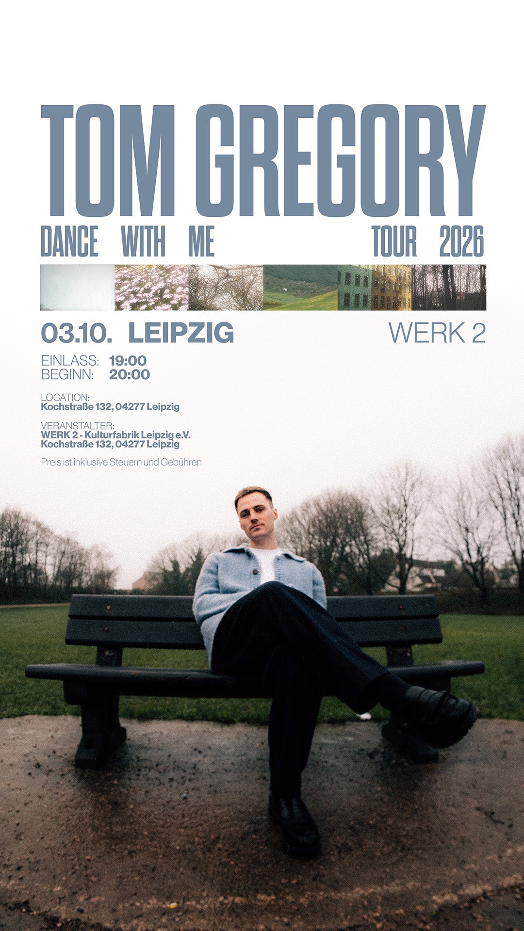 TOM GREGORY T-Shirt/Ticket Bundle LEIPZIG 03.10.2026