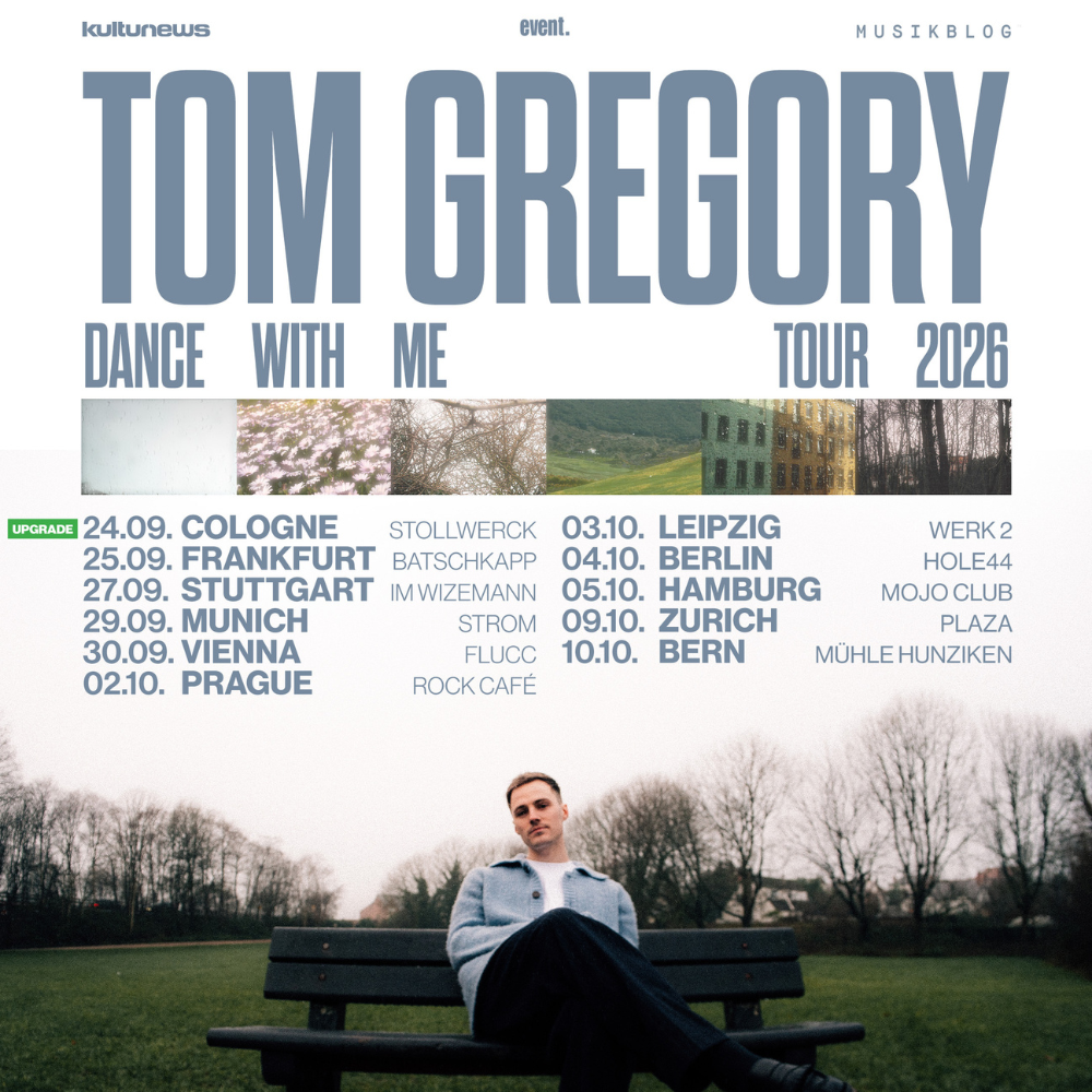 TOM GREGORY Dance With Me Tour 2026