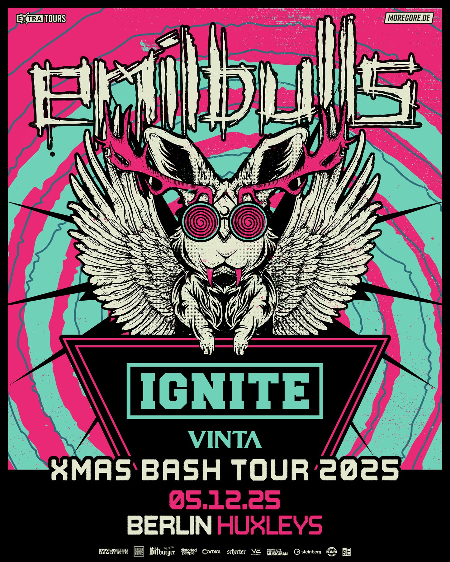 EMIL BULLS - Xmas Bash Tour 2025 - BERLIN - Huxleys - 5.12.2025 - Standard Ticket
