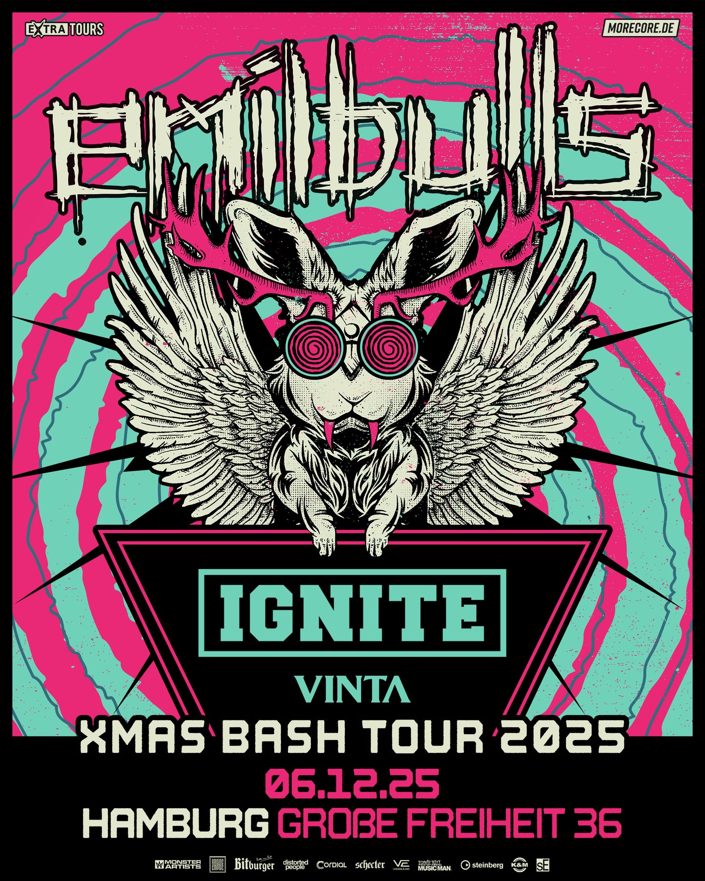 EMIL BULLS - Xmas Bash Tour 2025 - HAMBURG - Große Freiheit 36 - 6.12.2025 - Standard Ticket