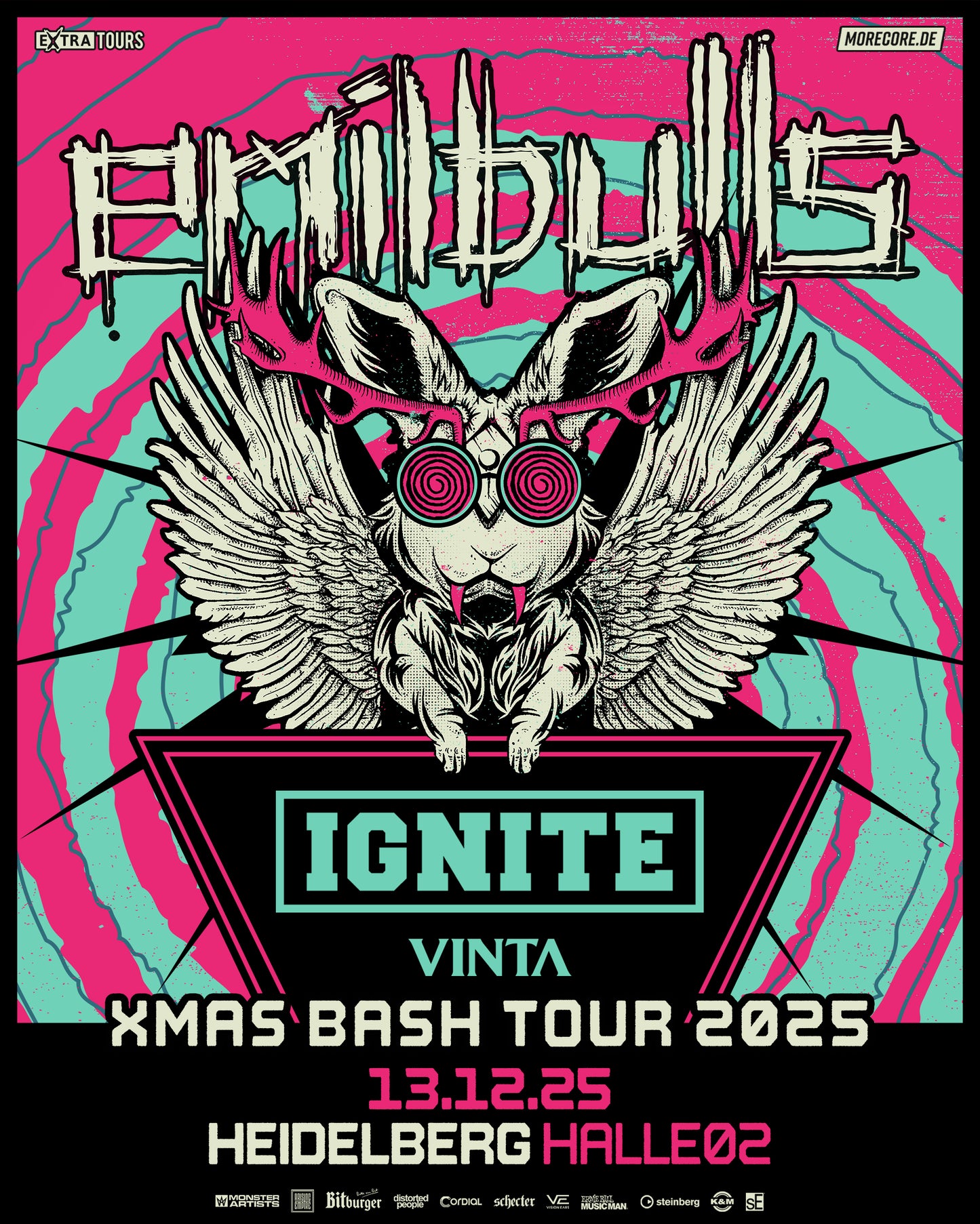 EMIL BULLS - Xmas Bash Tour 2025 - HEIDELBERG - Halle 02 - 13.12.2025 - Standard Ticket
