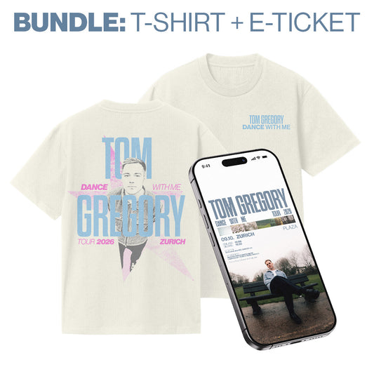 TOM GREGORY T-Shirt/Ticket Bundle ZÜRICH 09.10.2026